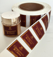 Autocollant Étiquette Adhésive Dorée pour Soins Personnels, Étiquettes Vinyle Dorées, Autocollant de Logo pour Bouteille de Gel Douche, Emballage Imperméable