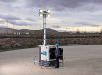 Atlas Copco HiLight BI+4 Hybrid Mobile LED Light Tower 4000 M2 4x150W SMD 8m Tiang Lampu Baterai Diesel Konstruksi Pertambangan