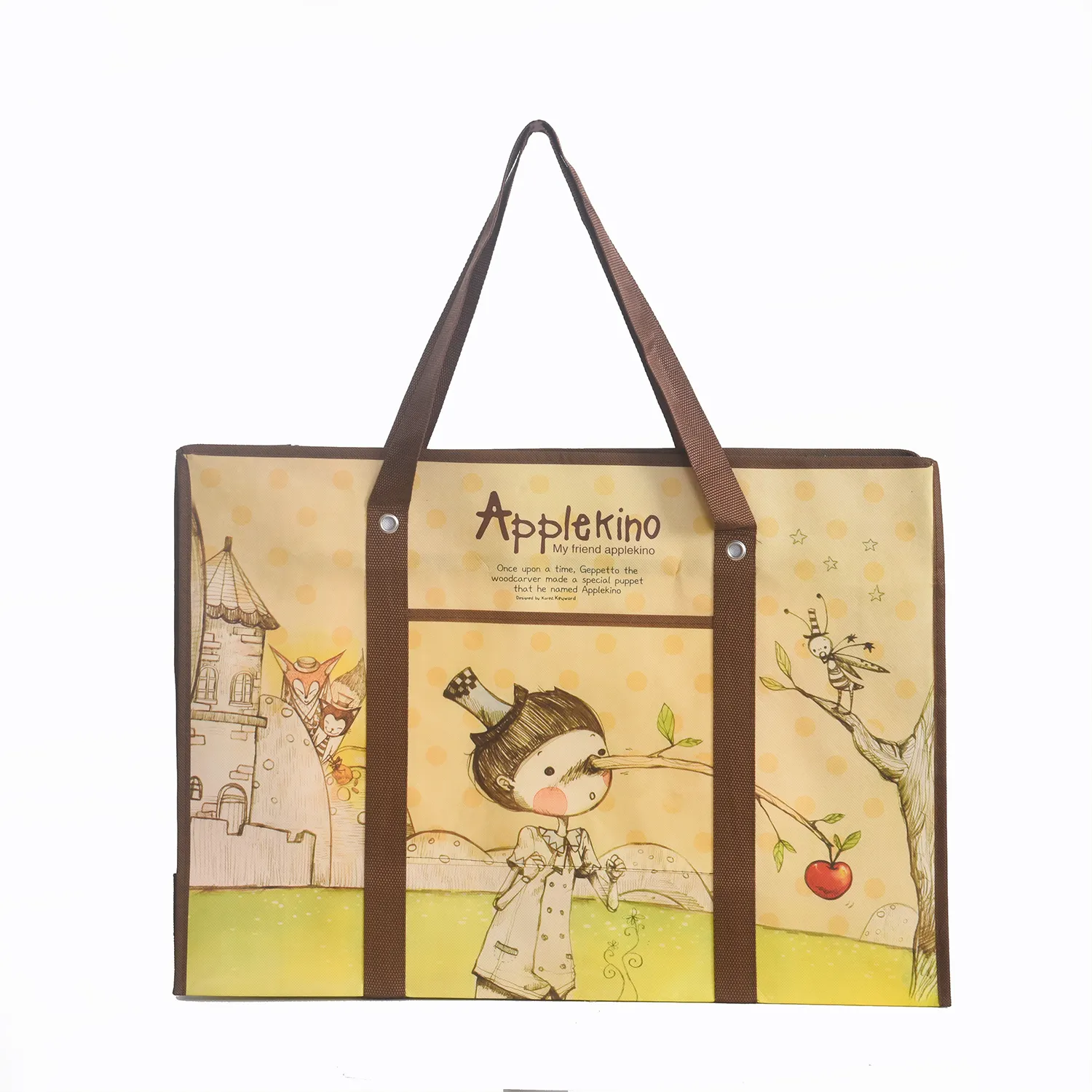 Recyclebare Custom Shopping Non-Woven Tas Pp Geweven Tas In Karachi Niet-Geweven Boodschappentas Met Print Logo