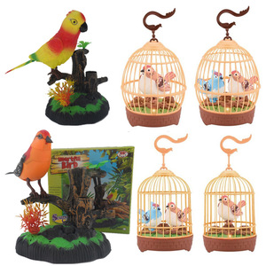 2024 mới và độc đáo cảm ứng bằng giọng nói kiểm soát chim mô phỏng birdcage trẻ em của món quà bằng giọng nói kiểm soát Mini birdcage - Product Image 1
