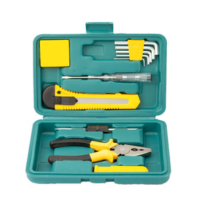 Kit d'outils ménagers 12 pièces avec clés hexagonales, tournevis et pinces pour les réparations à domicile - Product Image 1