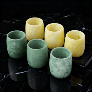 Venta al por mayor taza <span class=keywords><strong>de</strong></span> cristal <span class=keywords><strong>de</strong></span> cuarzo curación energía <span class=keywords><strong>piedra</strong></span> verde <span class=keywords><strong>Jade</strong></span> taza <span class=keywords><strong>para</strong></span> Decoración - Product Image 6