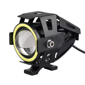 Lumière avant LED avec klaxon pour trottinette électrique, projecteur lumineux étanche, lampe d'avertissement de sécurité, accessoire de remplacement pour trottinette électrique - Product Image 6