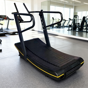 2025 High Quality Curved Non-Motorized Treadmill Commercial Grade Gym Fitness Training Wholesale Non-Electric <strong>Running</strong> <strong>Machine</strong> - Product Image 2