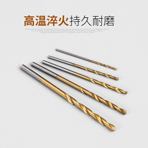 ZHCY Twist <b>Drill</b> <b>Bit</b> Set 1-3mm HSS Titanium Plated Gold Finish <b>Wood</b> Drilling Tool 50Pc - Product Image 5