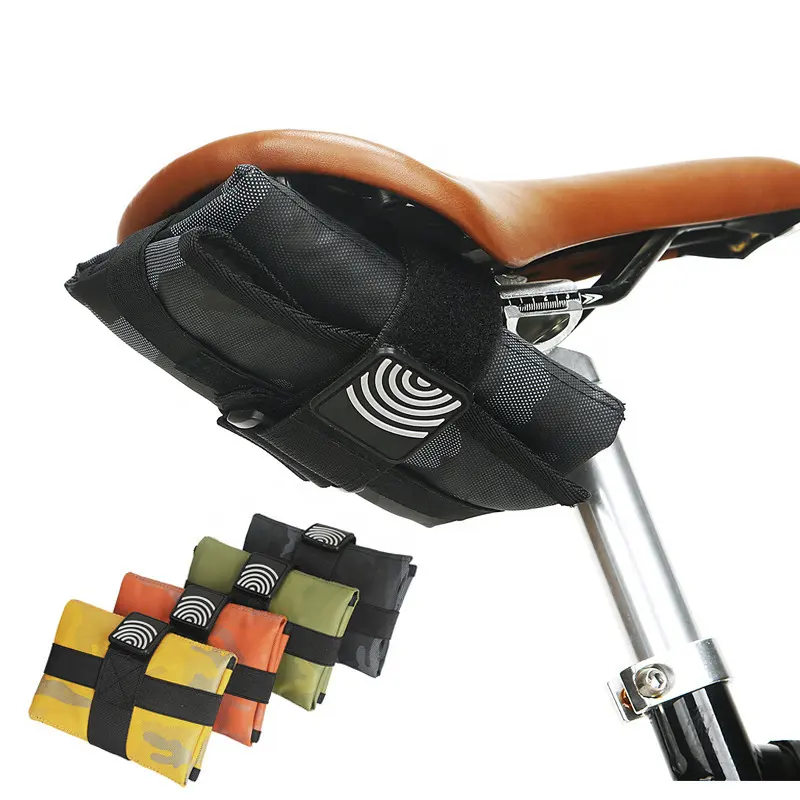 Trousse à outils de réparation bicyclette, sac avant pour cadre de vélo, sacoche Burrito à outils, accessoires pour vtt, sac à outils pour arrière