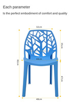Prix bon marché de haute qualité PP empilable chaise de salle à manger en plastique polypropylène chaise de restaurant salle à manger en plastique