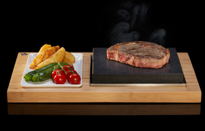 Ensemble <span class=keywords><strong>de</strong></span> <span class=keywords><strong>pierre</strong></span> et d'assiettes à steak OEM pour <span class=keywords><strong>la</strong></span> cuisson des pierres <span class=keywords><strong>de</strong></span> <span class=keywords><strong>lave</strong></span> - Product Image 2