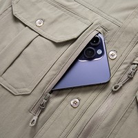 Chemise décontractée à manches longues perlée à séchage rapide pour homme printemps/automne ; Vêtement de travail tactique extensible de style militaire pour l'extérieur