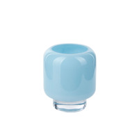 Jarrón de Vidrio Hecho a Mano Ecológico Moderno Danprey, Transparente, con Diseño de Pez, para Decoración de Mesa de Alta Gama, Sala de Estar, Alto Valor Estético