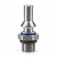 Raccord rapide universel anti-goutte SUS304 DN6 UQD02 mâle pour refroidissement liquide de serveurs de centre de données