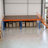 Plateforme de stockage en acier Q235B sur mesure DingGU pour entrepôt, capacité de charge personnalisable, structure modulaire, anti-corrosion