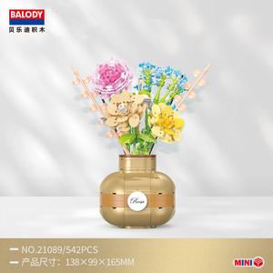 Plástico Compatible para Ladrillos, Flores de Rosa Preservadas, Perfume para Parejas, Bloques de Construcción, Decoración de Juguetes DIY - Regalo Perfecto para - Product Image 3