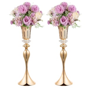New Rustic Luxury Iron Wedding Tabletop <strong>Vase</strong> <strong>Flower</strong> Stand <strong>for</strong> Anniversary Party Tablescape Decoration Centerpiece - Product Image 6
