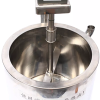 15/30 litres petit savon liquide baume à lèvres rouge à lèvres paraffine manuel Machine de remplissage mélangeur chauffage agitateur Pot récipient de mélange
