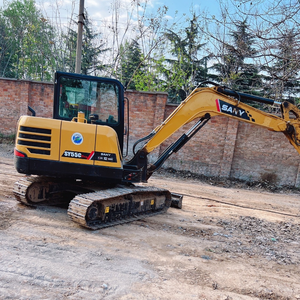 Excavadora Usada Sany SY55U de 5 Toneladas con Pocas Horas de Trabajo, Mini Excavadora Hidráulica de Cadenas Usada en Venta con Alta Calidad - Product Image 2
