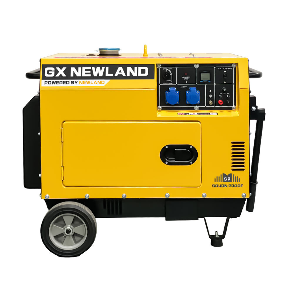 Kipor Radiator Newland Kipor 7KVA Diesel Generator 50Hz Three Phase High Efficiency ...