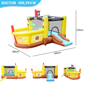 Château gonflable pour enfants Doctor Dolphin <span class=keywords><strong>Mickey</strong></span> Mouse Clubhouse, 360x280x220cm, capacité de 3 personnes, installation facile - Product Image 3