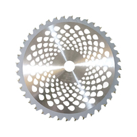Lame de coupe de débroussailleuse en carbure de tungstène 40T TCT, tondeuse à gazon pour désherbage, 3 pièces