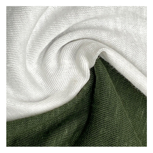 62014-all'ingrosso tessuto singolo Jersey personalizzato 70% <span class=keywords><strong>cotone</strong></span> organico 30% tessuto canapa 125gsm maglia canapa T Shirt tessuto - Product Image 1