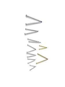 Stalen Nagelset In Verschillende Maten 500 Stuks Gegalvaniseerd En Met Koper Gecoate Platte Spijker Kleine Gemeenschappelijke Draad Ijzeren Spijker Met Tack - Product Image 6