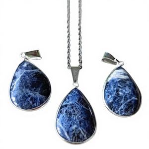 Gema de Pietersita Natural en Plata de Ley, Cadena Ovalada Vintage, Engaste de Bisel de 12x15mm, Certificado IGI, Regalo de Aniversario - Product Image 1