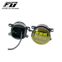 Phare antibrouillard LED OEM en gros avec puce CREE 32W 9-30V 3000K Jaune Doré pour remplacement Ford Bronco Version Urbaine