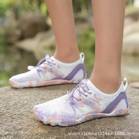 Sepatu Wading Musim Panas Baru untuk Pria Wanita, Sol Lembut Bernapas, Anti Selip, untuk Pantai, Luar Ruangan, Arus Siput, Sepatu Cepat Kering untuk Pasangan