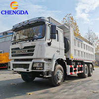 Camion benne lourd Shacman F3000 6x4 371HP Euro4 à conduite à gauche pour la construction et l'exploitation minière