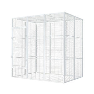 Vente en gros de cage à chat en tube rectangulaire en fer peint durable et volière pour perroquet - <span class=keywords><strong>Maison</strong></span> pour oiseaux personnalisée pour une utilisation en intérieur/extérieur - Product Image 3
