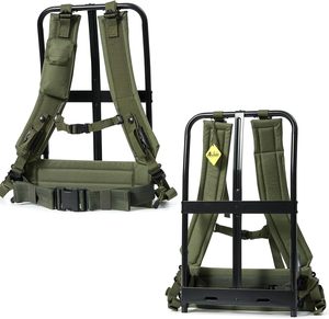 Zaino Tattico Alice Pack Medio da 3 Giorni, Zaino di Soccorso ALICE da 50L Nero con Telaio LC-1 Field Pack - Product Image 6