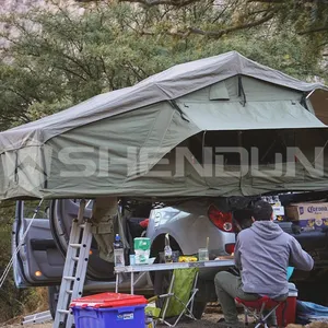 Tenda da campeggio per esterno morbida per tenda da tetto impermeabile Soft Shell tenda da tetto in vendita per tenda da tetto 4 persone