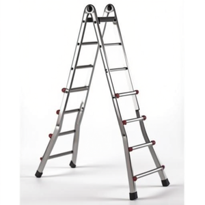 Escalera telescópica Fami de 7 peldaños, altura máxima 3550 mm - Product Image 2