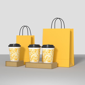 Sac en papier kraft pliable classique, écologique, durable, avec logo personnalisé, pour la vente en gros, pour la restauration rapide à emporter - Product Image 5
