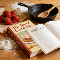 Livre de recettes saines prêt à la vente en gros avec logo personnalisé, format sur mesure, papier couché écologique et marquage à chaud