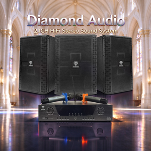 <b>10</b>-<b>inch</b> Professional Audio Stage Speaker Full Set for Church Passive Professional Sound System for Buddhism Islam Christianity P - Product Image 1