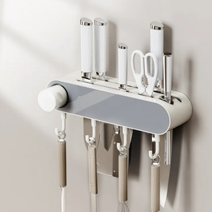 Nuevo estante de almacenamiento de cuchillos de cocina <span class=keywords><strong>Holt</strong></span> de alto valor, herramienta multifuncional montada en la pared hecha de plástico duradero - Product Image 1