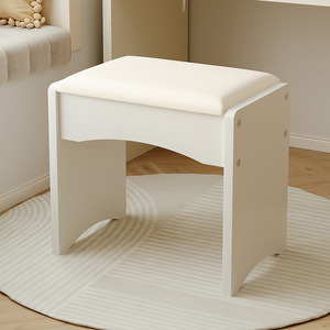 Silla clásica moderna <span class=keywords><strong>de</strong></span> <span class=keywords><strong>madera</strong></span> para uñas, espejo iluminado, <span class=keywords><strong>tocador</strong></span> para dormitorio <span class=keywords><strong>de</strong></span> <span class=keywords><strong>niñas</strong></span>, modelo <span class=keywords><strong>de</strong></span> banco, taburete <span class=keywords><strong>de</strong></span> maquillaje, <span class=keywords><strong>tocador</strong></span> <span class=keywords><strong>de</strong></span> estilo MDF para uso doméstico - Product Image 2