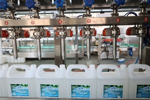Ligne de production de machines automatiques de lavage, remplissage et bouchage de bidons d'<span class=keywords><strong>eau</strong></span> <span class=keywords><strong>potable</strong></span> de type linéaire 5L, 10L, 20L, modèle 2026 - Prix - Product Image 4