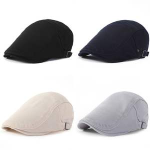 Béret français automne classique artistique <span class=keywords><strong>femme</strong></span> littéraire jeunesse casquette plate réglable solide <span class=keywords><strong>peintre</strong></span> casquettes frais rétro Baseball Style - Product Image 2