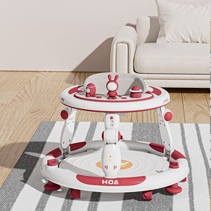 Super Promo Chariot de Marche pour Bébé 3 en 1, Jouet d'Apprentissage Assis-Debout, <span class=keywords><strong>Centre</strong></span> d'Activités Pliable avec Roues et Musique pour 6-18 Mois - Product Image 5