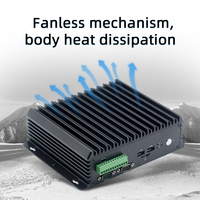 Nuevo Mini PC Industrial Sin Ventilador 485 C57-6C |   HVAEIPC DDR3 32GB 12 Núcleos Hex Core I7-8750H NVMe SSD Garantía de 3 Años