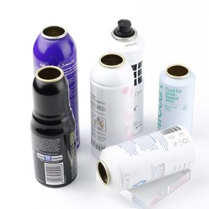 <span class=keywords><strong>Bouteille</strong></span> d'aérosol en aluminium rechargeable de 200/400/500ml imprimée sur mesure pulvérisateur de brouillard de <span class=keywords><strong>gaz</strong></span> comprimé peut fournisseur de canettes de peinture en métal - Product Image 6