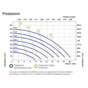 Meclube-028-F020-AB2ที่ดำเนินการทางอากาศปั๊มไดอะแฟรมคู่ mod. อาหาร SS20ในสแตนเลส SS AISI 316ลูกใน PTFE - Product Image 3