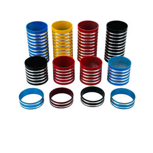 Entretoises de vélo en aluminium 10mm 30mm 60mm, anneaux de fourche colorés, rondelles légères pour casque de VTT - Product Image 2