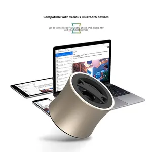 Petit haut-parleur portable en métal avec caisson de basses <span class=keywords><strong>sans</strong></span> <span class=keywords><strong>fil</strong></span> 5W, carte mémoire TF, radio FM, mini haut-parleur 5W - Product Image 3