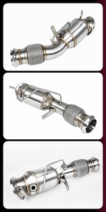 GRWA Maßgefertigtes Katalysator-Downpipe B58 für BMW 3.0T SS304 4,5 Zoll G30 540i G38 540Li G11 740i G29 Z4 Auspuff-Downpipe - Product Image 6