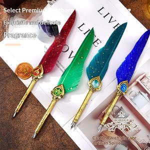 Wowei Genshin Impact - Juego de Plumas de Tinta a Base de Agua con Caja de Regalo de Sello de Cera, Regalo de Cumpleaños, Juego - Product Image 2