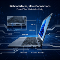 Computer Portatile Educativo da 14 Pollici con Intel N4020, RAM 8GB, SSD, Nuovo di Zecca, Prezzo Migliore, Vendita all'Ingrosso OEM