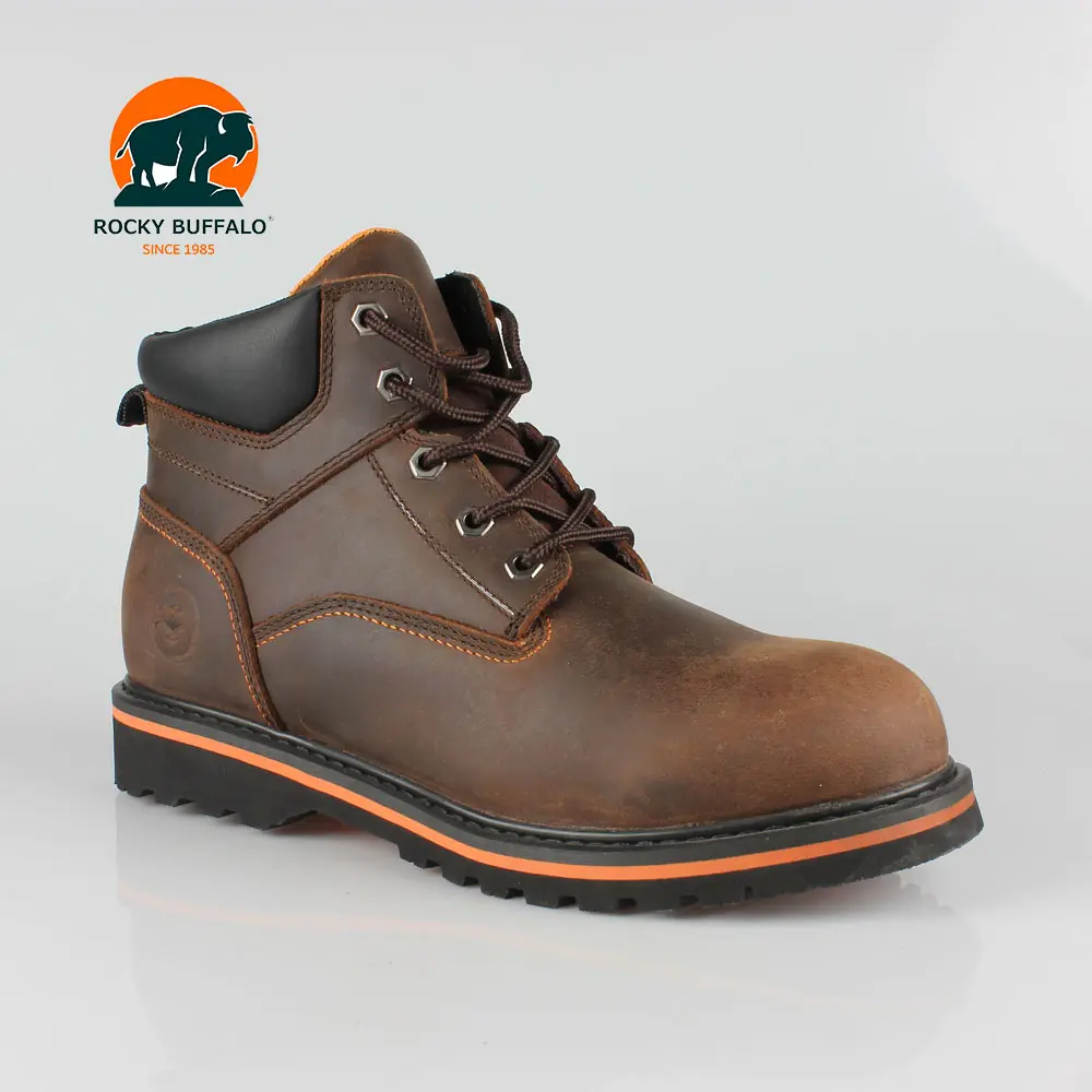 Rocky Buffalo Goodyear Schuhe Hot Sale Sicherheits schuhe Steel Toe Work Boots Pointed Toe Schuhe